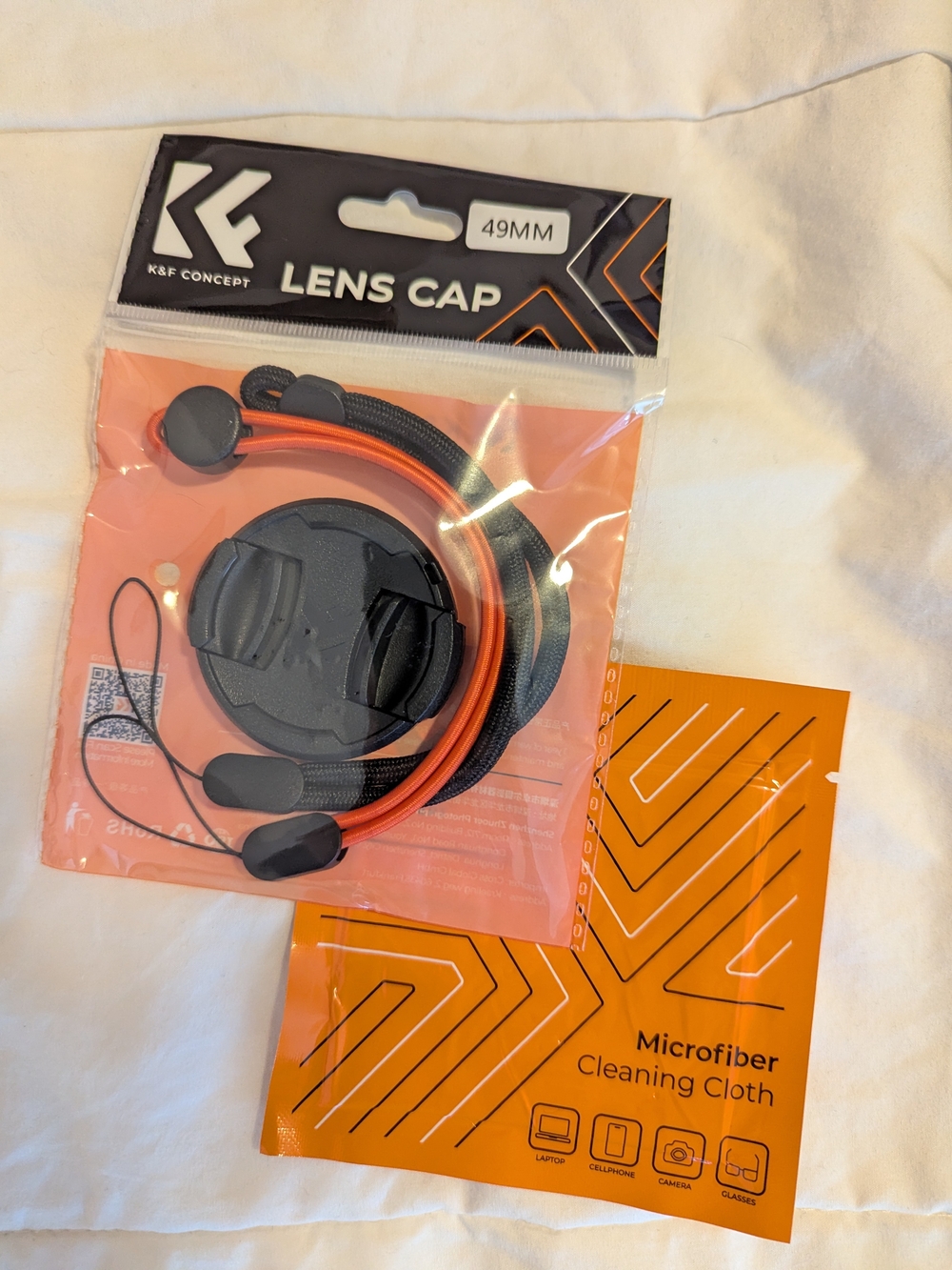 49mm Black Lens Cap For Olympus